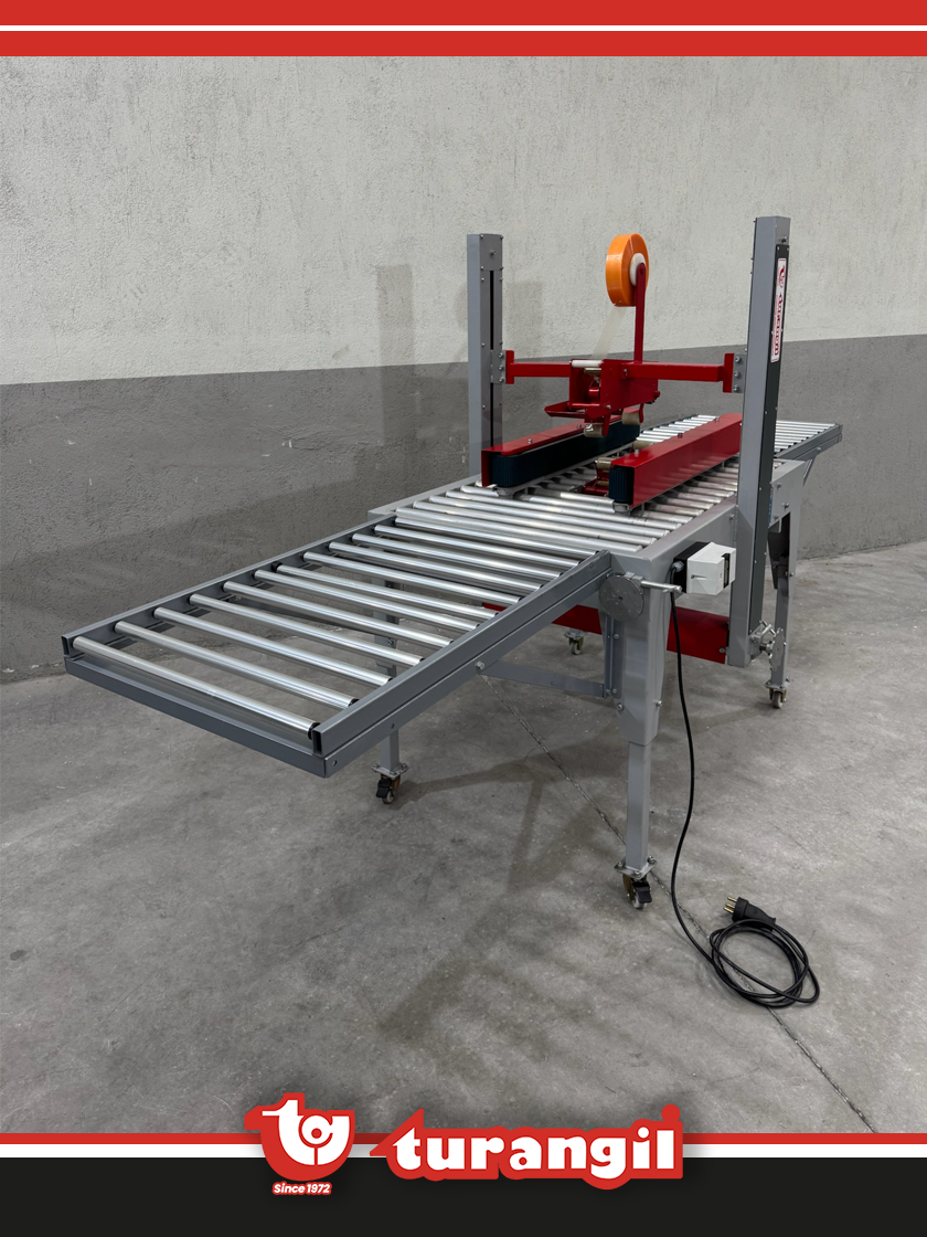 TGKB50D TAM OTOMATİK 50X50 ÇİFT TARAFLI KOLİ BANTLAMA MAKİNESİ