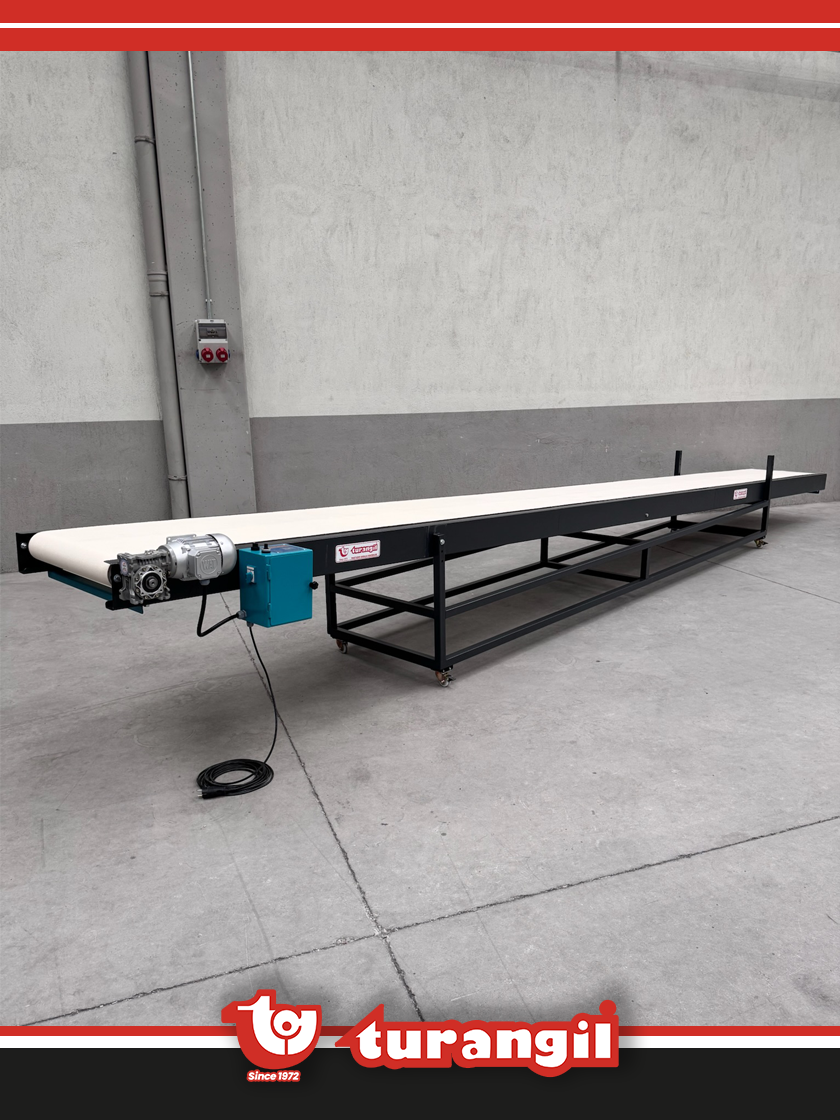 TGTKSSD500-150 PVC KAYIŞLI 5000X150MM SOĞUTMA DİNLENDİRME KONVEYÖRÜ