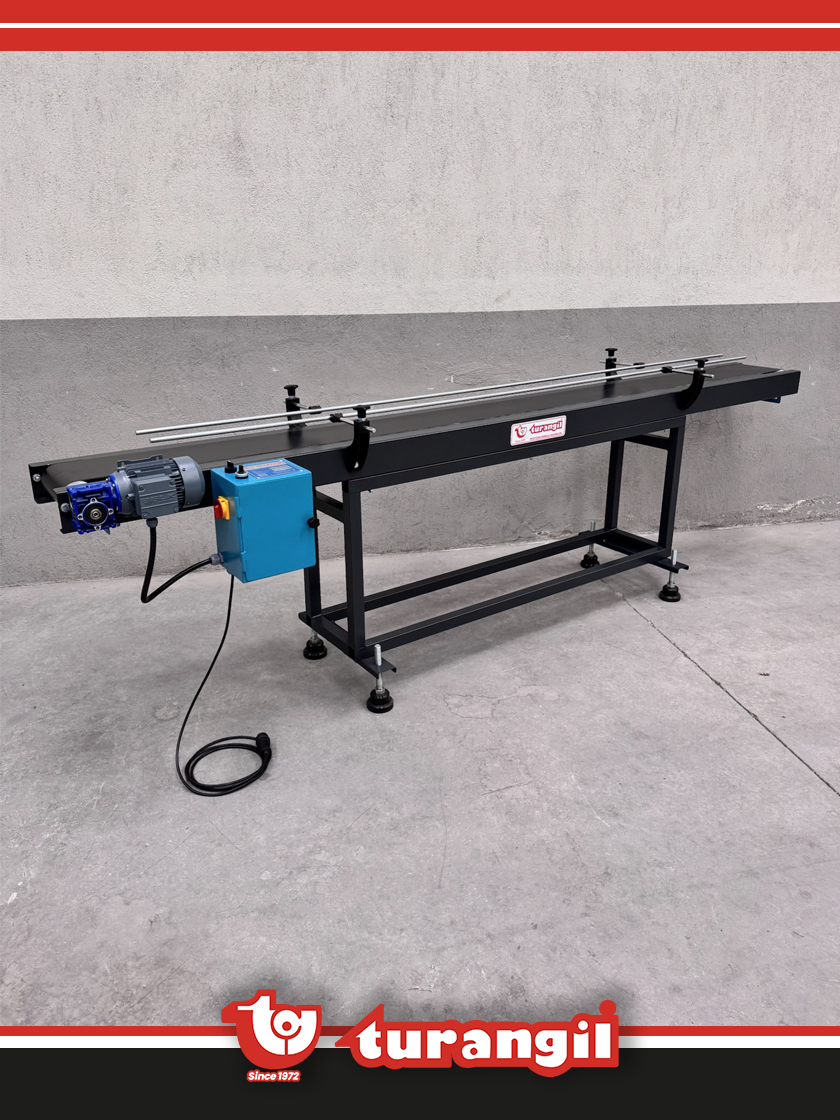 TGTKSİTE200-30 PVC KAYIŞLI 2000MMX300MM İNKJET TARİH KODLAMA ETİKETLEME MAKİNE KONVEYÖRÜ