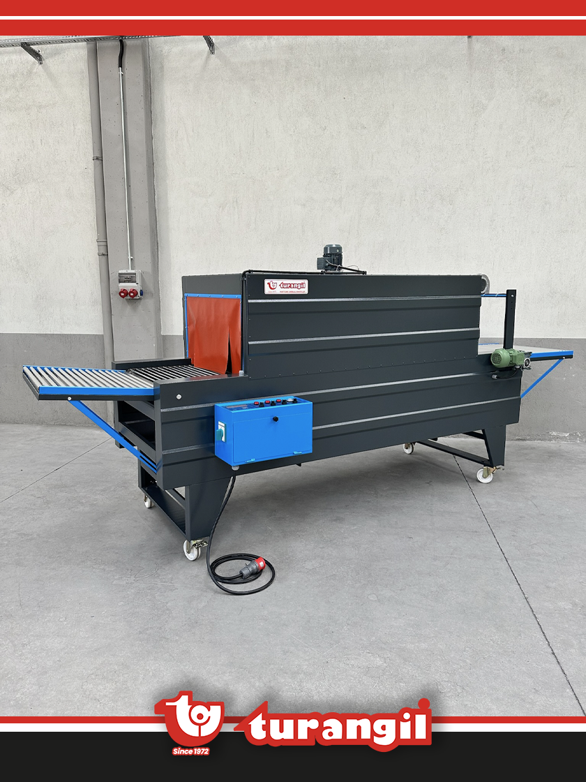 TGT80 YARI OTOMATİK 80X50X150 SHRİNK AMBALAJ ISI TÜNELİ MAKİNESİ