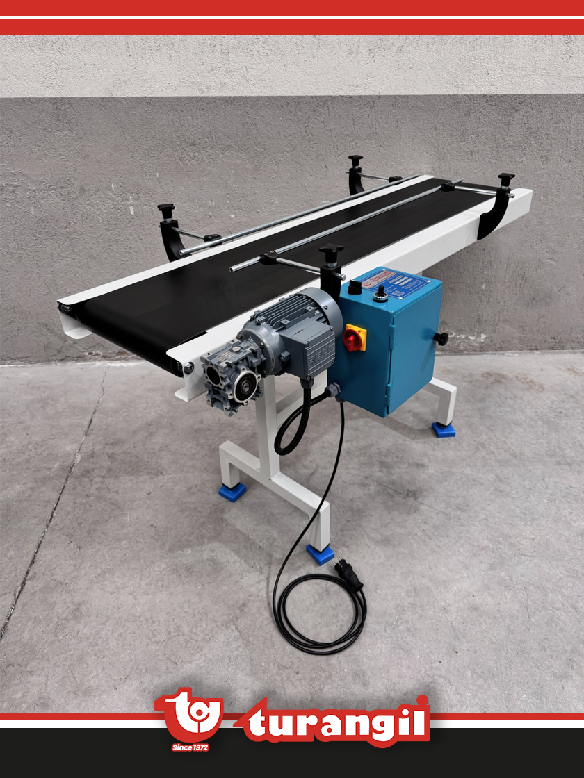 TGTKSİTE150-30 PVC KAYIŞLI 1500MMX300MM İNKJET TARİH KODLAMA ETİKETLEME MAKİNE KONVEYÖRÜ