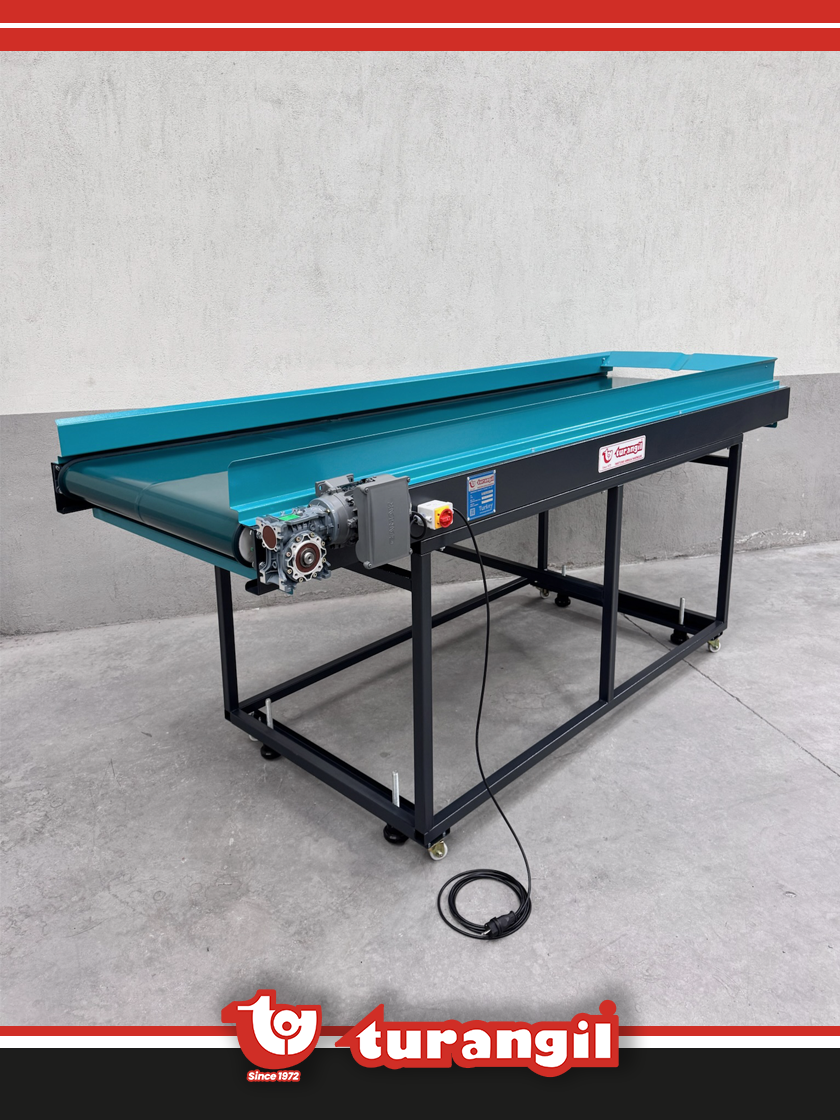 TGTKSSA300-80 PVC KAYIŞLI 3000X800MM SEÇME AYRIŞTIRMA AYIKLAMA KONVEYÖRÜ