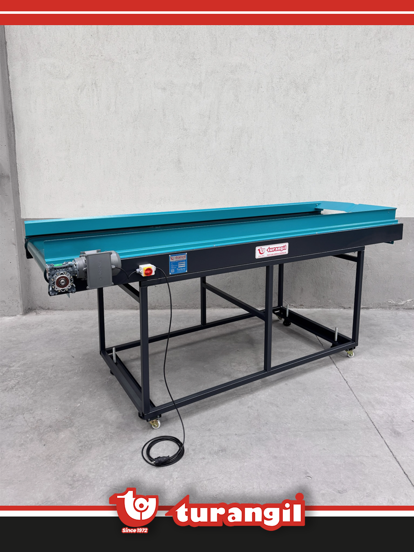 TGTKSSA300-80 PVC KAYIŞLI 3000X800MM SEÇME AYRIŞTIRMA AYIKLAMA KONVEYÖRÜ