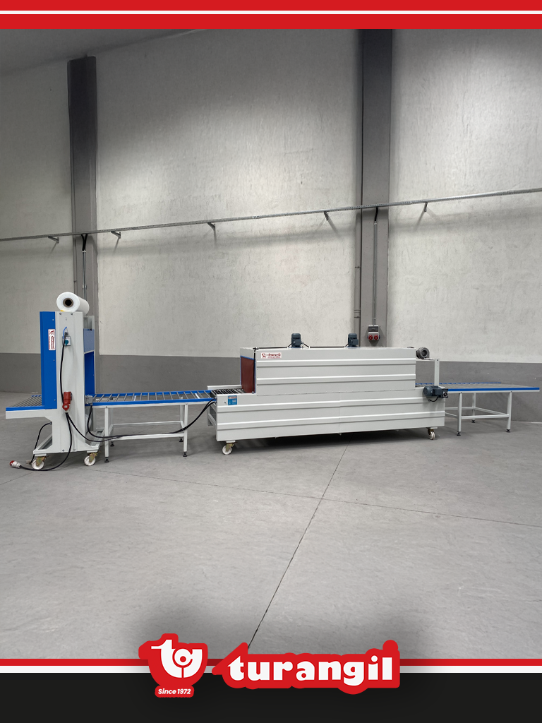 TGS80DEXT YARI OTOMATİK 80X50X300 TÜNELLİ POLİETİLEN DOUBLE EXTENDED SHRİNK AMBALAJ MAKİNESİ	