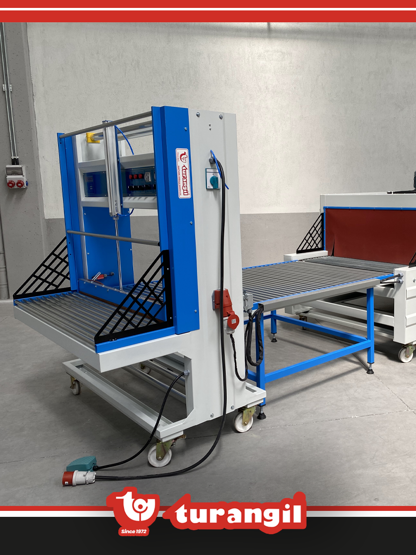 TGS120EXT YARI OTOMATİK 120X50X250 TÜNELLİ POLİETİLEN EXTENDED SHRİNK AMBALAJ MAKİNESİ