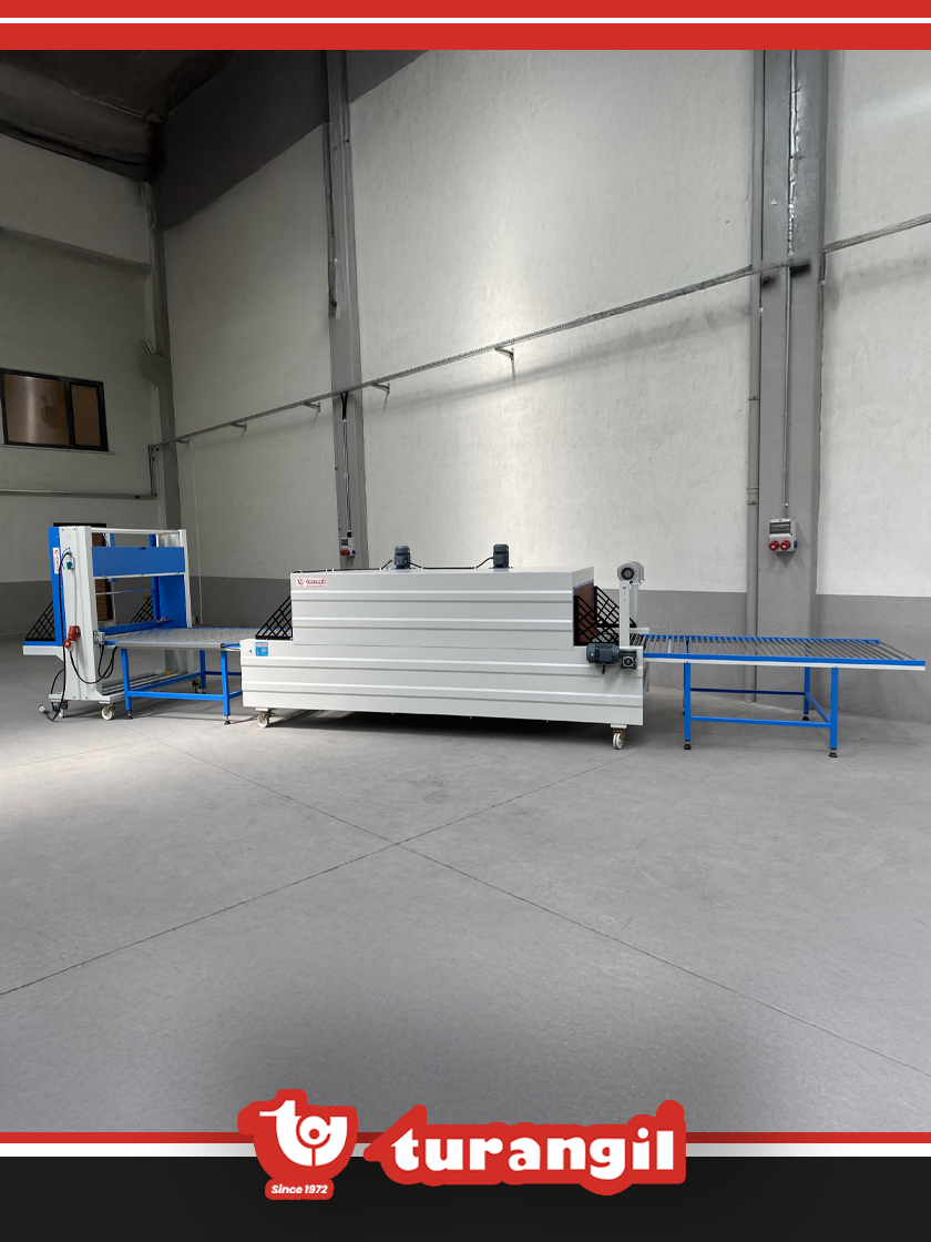 TGS120EXT YARI OTOMATİK 120X50X250 TÜNELLİ POLİETİLEN EXTENDED SHRİNK AMBALAJ MAKİNESİ