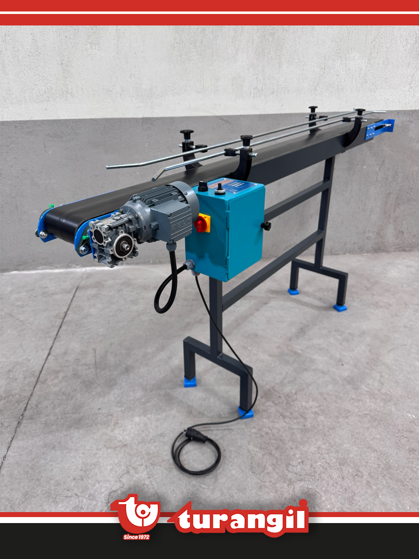 TGTKSİTE200-30 PVC KAYIŞLI 2000MMX300MM İNKJET TARİH KODLAMA ETİKETLEME MAKİNE KONVEYÖRÜ