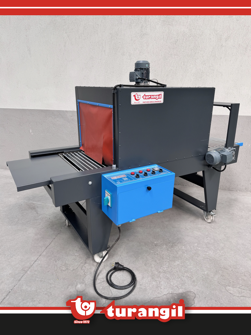 TGT60C YARI OTOMATİK 60X50X100 COMPACT SHRİNK AMBALAJ ISI TÜNELİ MAKİNESİ