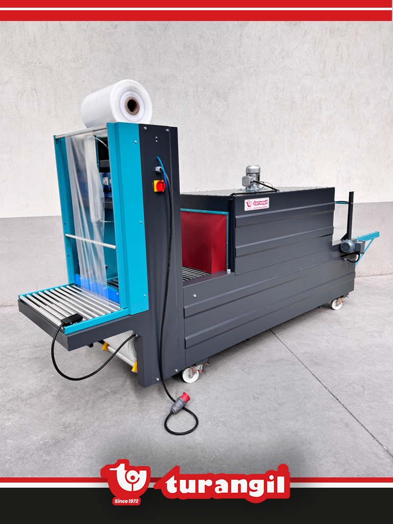 TGS60 YARI OTOMATİK 60X50X150 TÜNELLİ POLİETİLEN SHRİNK AMBALAJ MAKİNESİ	