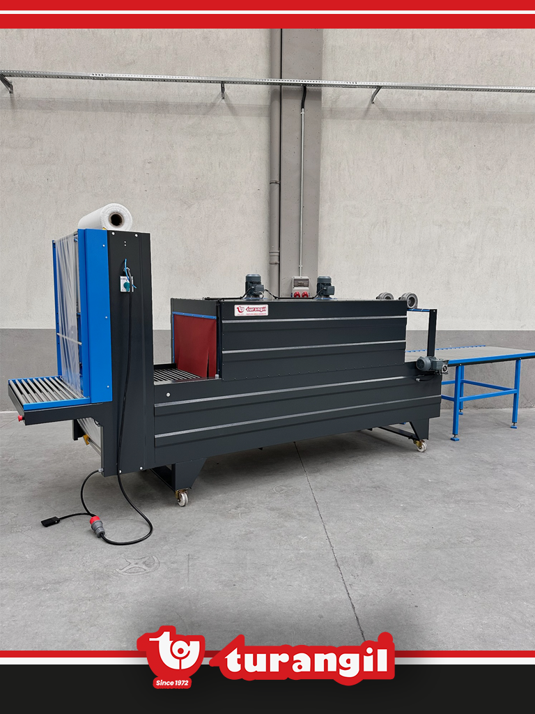 TGS80 YARI OTOMATİK 80X50X200 TÜNELLİ POLİETİLEN SHRİNK AMBALAJ MAKİNESİ	