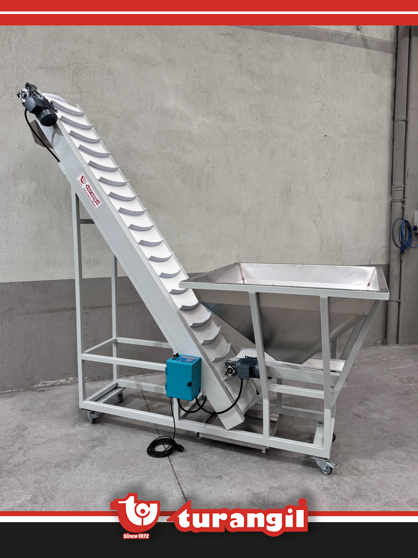 TGTKSHE300-40 PVC KAYIŞLI 3000X400MM DİKEY PAKETLEME OTOMATİK BESLEME MAKİNE KONVEYÖRÜ