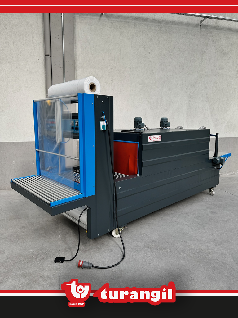 TGS100 YARI OTOMATİK 100X50X200 TÜNELLİ POLİETİLEN SHRİNK AMBALAJ MAKİNESİ	