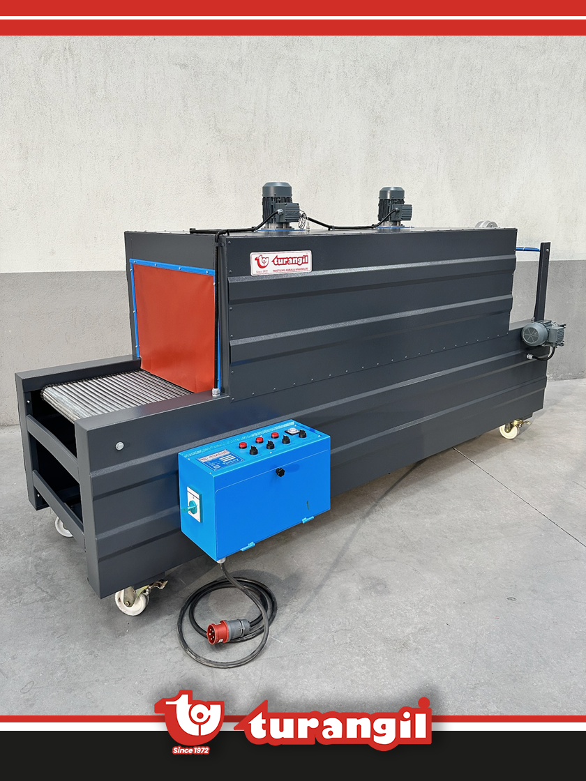 TGT60 YARI OTOMATİK 60X50X150 SHRİNK AMBALAJ ISI TÜNELİ MAKİNESİ