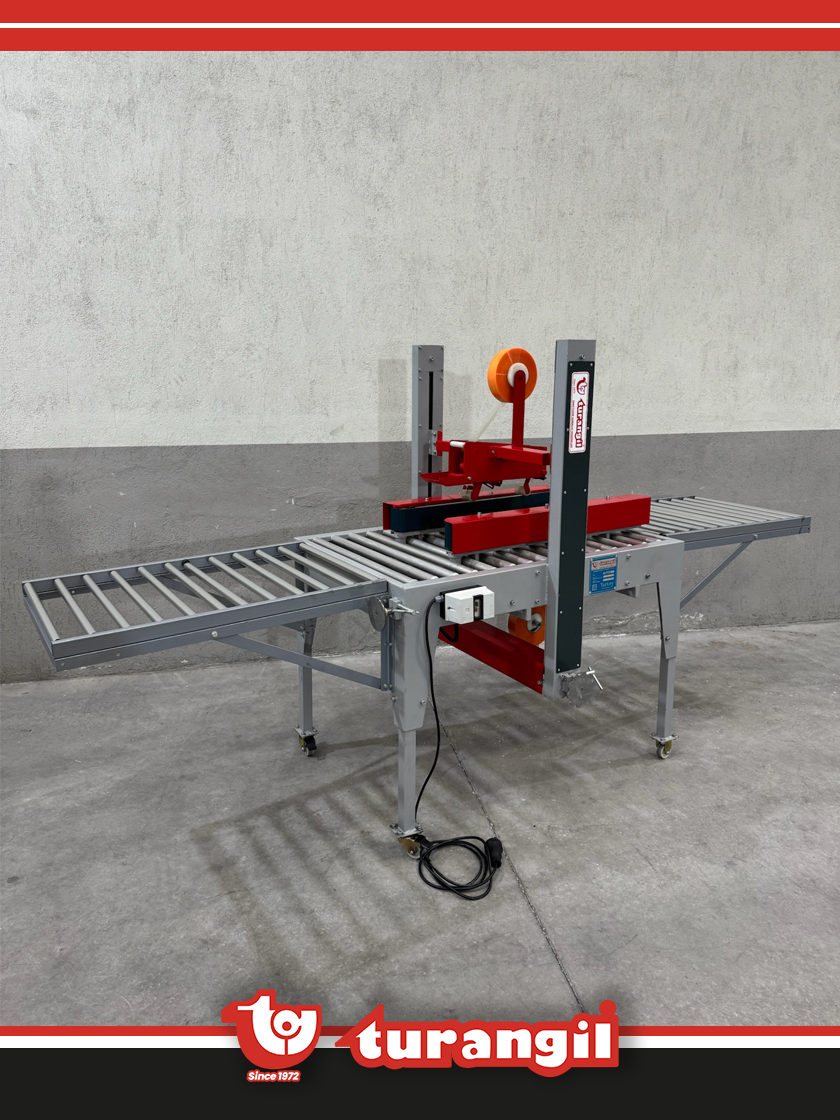 TGKB50D TAM OTOMATİK 50X50 ÇİFT TARAFLI KOLİ BANTLAMA MAKİNESİ