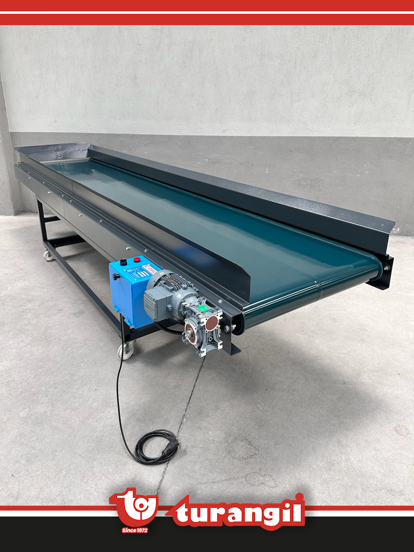 TGTKSSA500-80 PVC KAYIŞLI 5000X800MM SEÇME AYRIŞTIRMA AYIKLAMA KONVEYÖRÜ