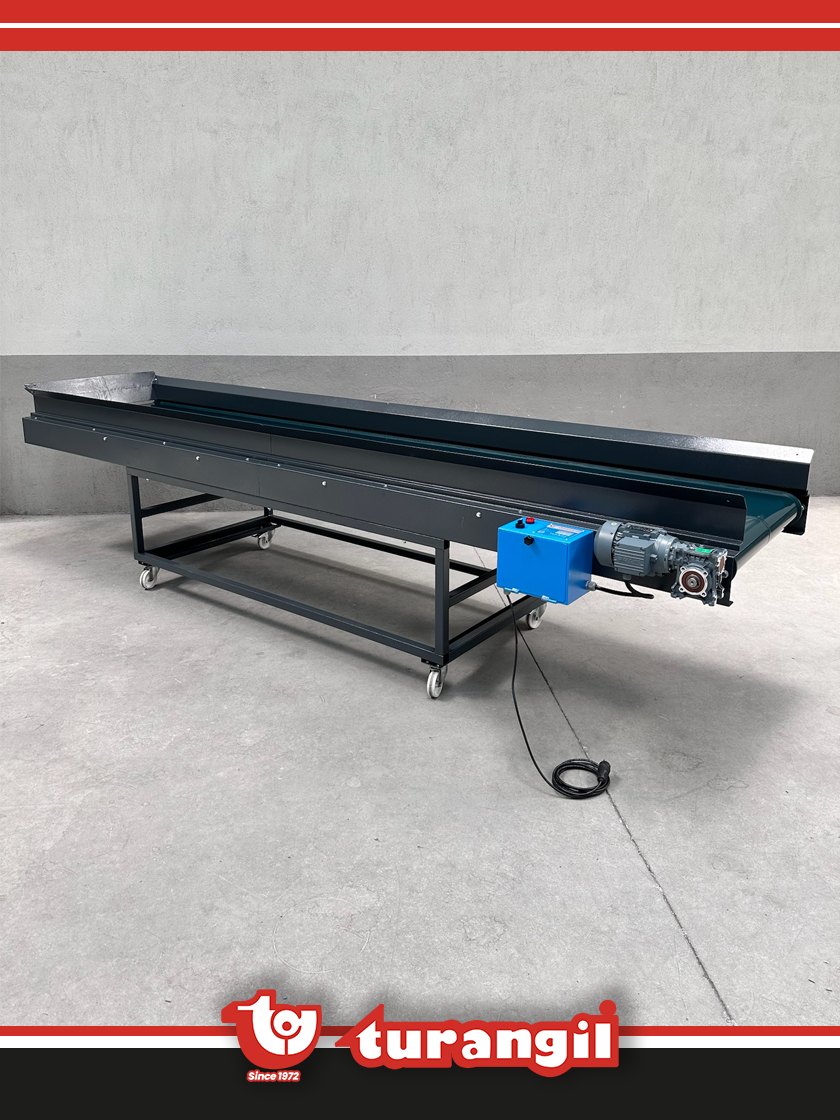 TGTKSSA500-80 PVC KAYIŞLI 5000X800MM SEÇME AYRIŞTIRMA AYIKLAMA KONVEYÖRÜ