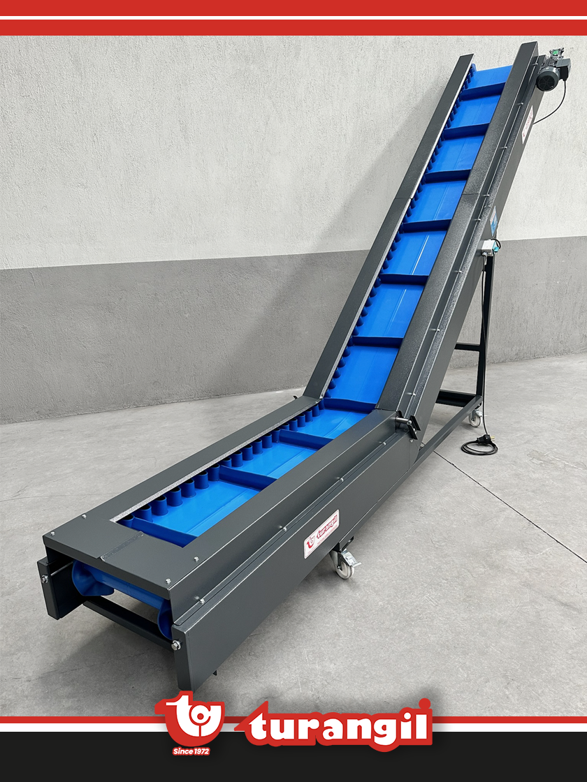 TGTKSL300-40 PVC KAYIŞLI 3000X400MM L TİPİ AKTARMA YÜKLEME KONVEYÖRÜ