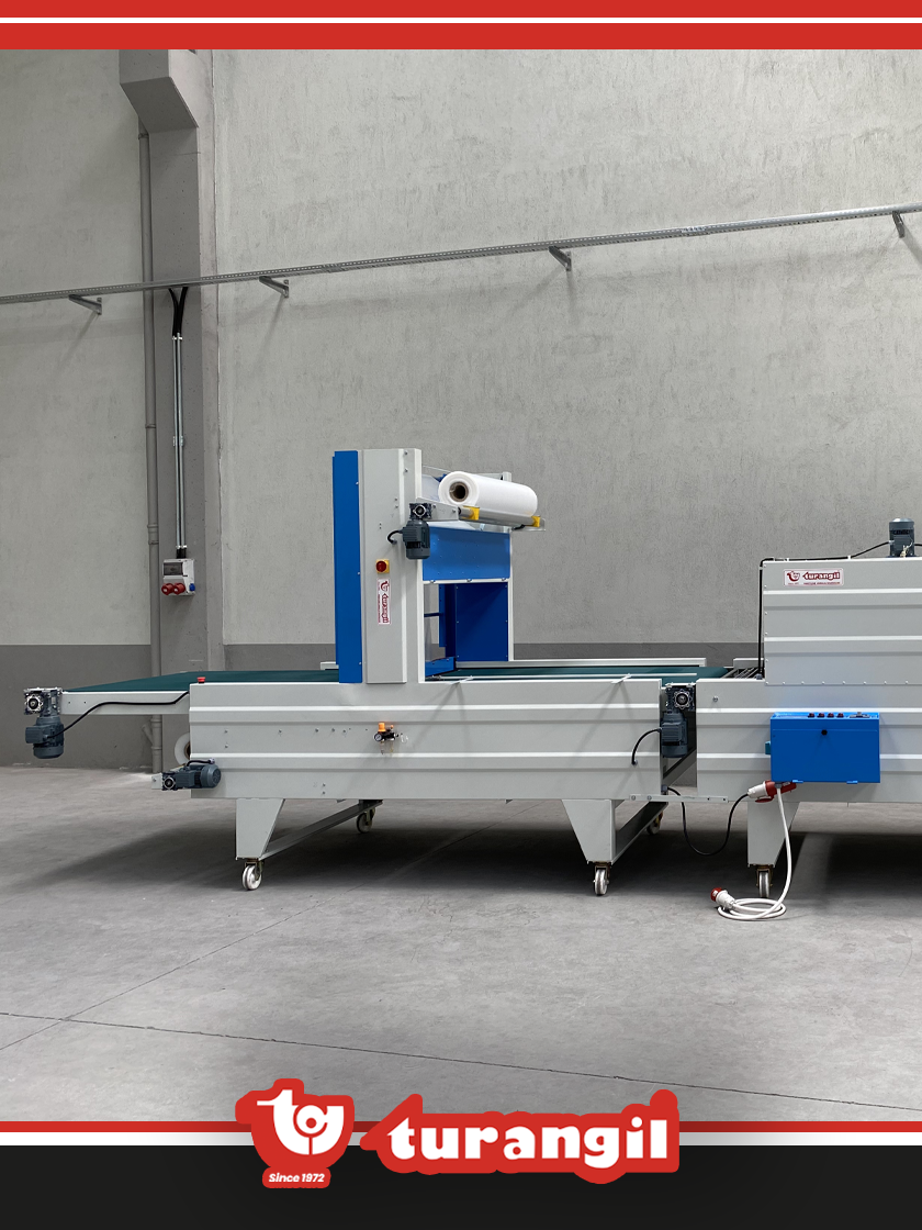 TGSOKB120 TAM OTOMATİK ÖNDEN BESLEME 120X50X250 TÜNELLİ SHRİNK AMBALAJ MAKİNESİ