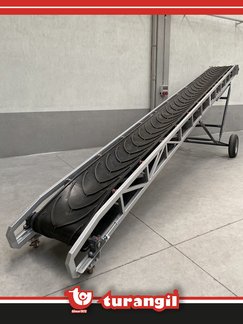 TGTKSKB1000-60 KAUÇUK BANTLI 10 MT ÇUVAL YÜKLEME KONVEYÖRÜ