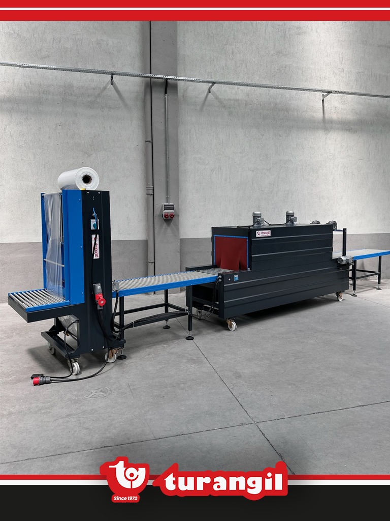 TGS60L YARI OTOMATİK 60X50X200 TÜNELLİ POLİETİLEN LONG SHRİNK AMBALAJ MAKİNESİ	