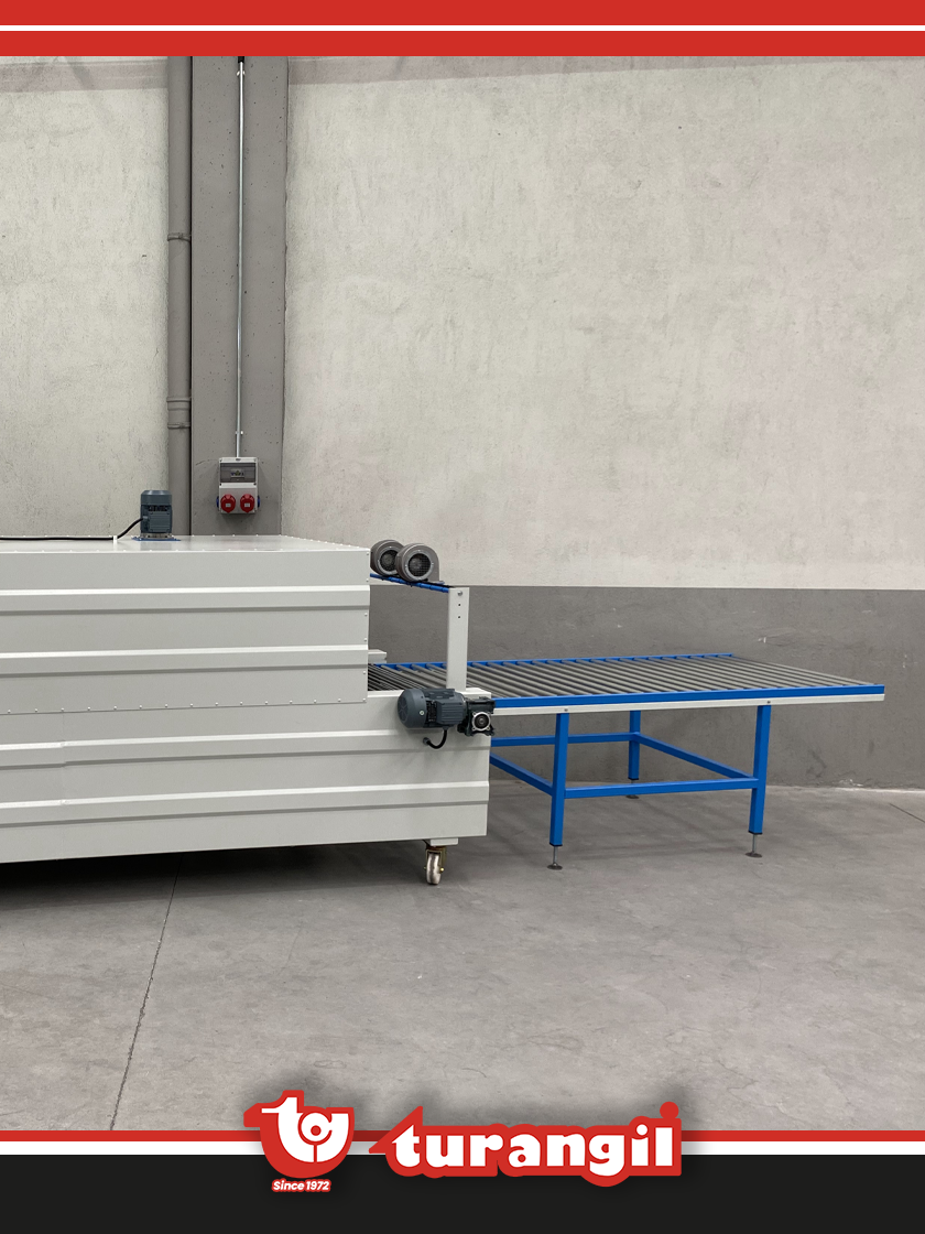TGT100EXT YARI OTOMATİK 100X50X250 EXTENDED SHRİNK AMBALAJ ISI TÜNELİ MAKİNESİ