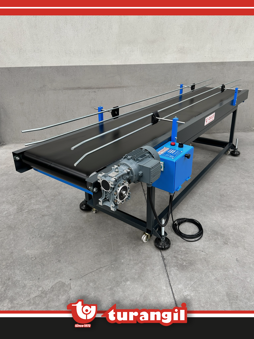 TGTKSİTE250-30 PVC KAYIŞLI 2500MMX300MM İNKJET TARİH KODLAMA ETİKETLEME MAKİNE KONVEYÖRÜ