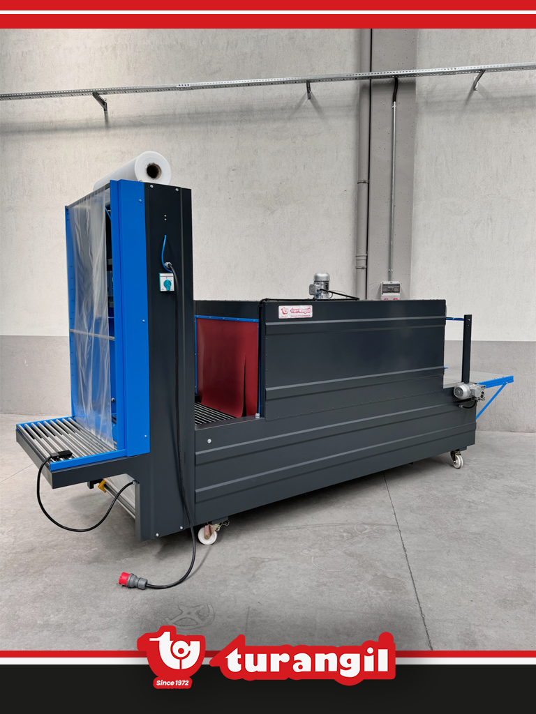 TGS80H YARI OTOMATİK 80X70X200 TÜNELLİ POLİETİLEN HİGH SHRİNK AMBALAJ MAKİNESİ	