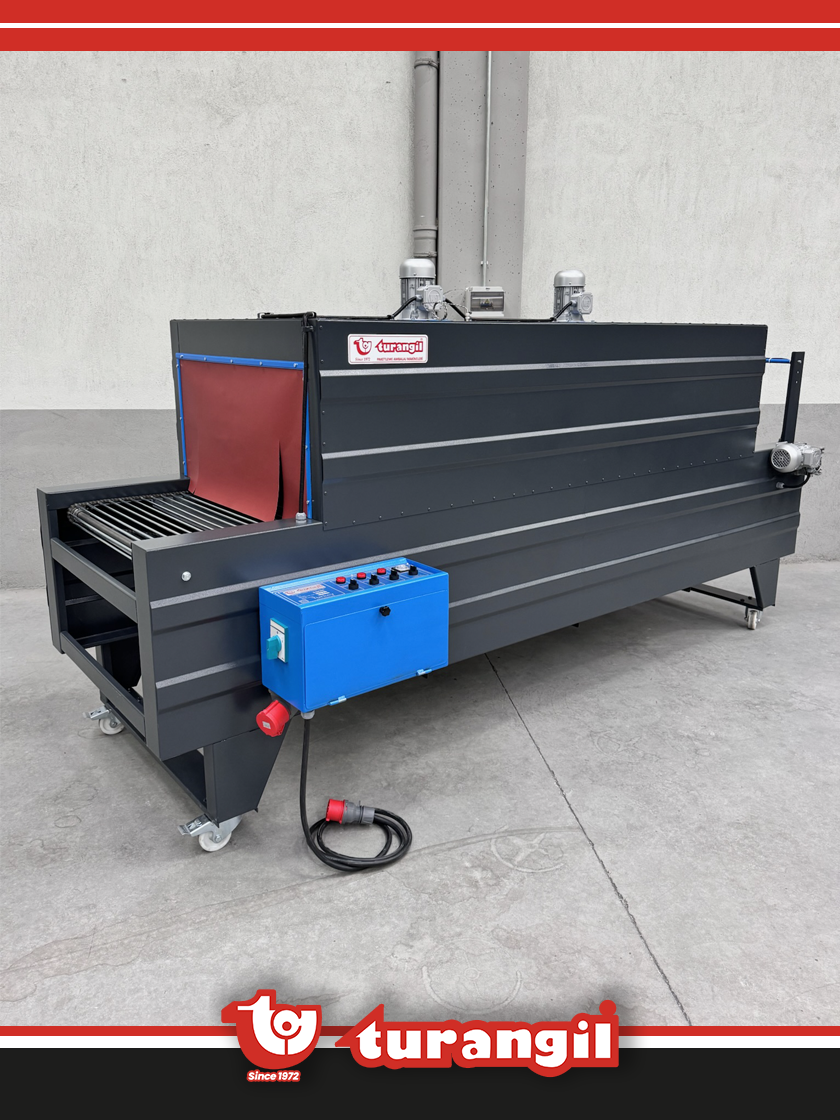 TGT80DEXT YARI OTOMATİK 80X50X300 DOUBLE EXTENDED SHRİNK AMBALAJ ISI TÜNELİ MAKİNESİ