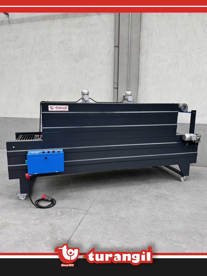 TGT80DEXT YARI OTOMATİK 80X50X300 DOUBLE EXTENDED SHRİNK AMBALAJ ISI TÜNELİ MAKİNESİ