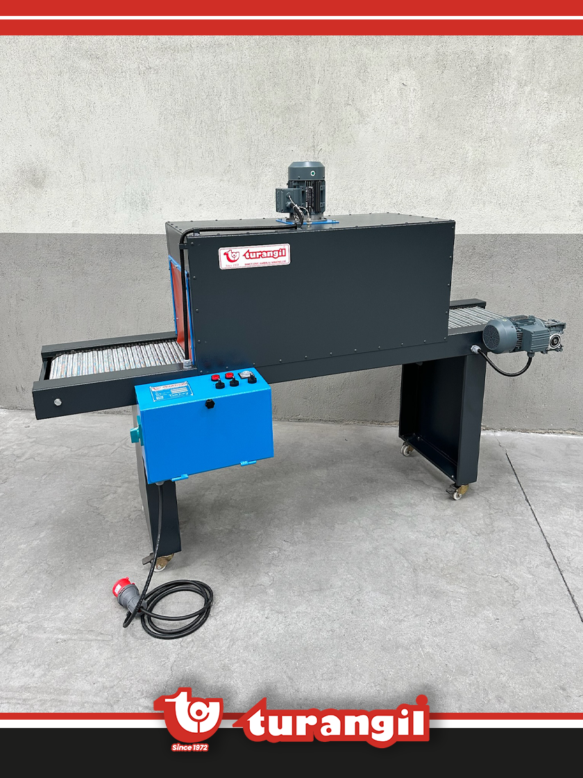 TGT20C YARI OTOMATİK 20X20X70 COMPACT SHRİNK AMBALAJ ISI TÜNELİ MAKİNESİ