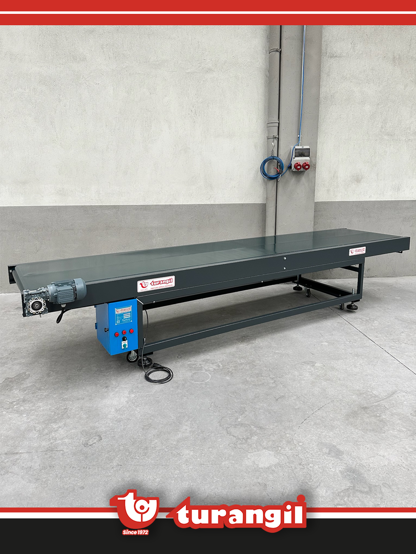 TGTKSD400-150 PVC KAYIŞLI 4000X150MM DÜZ TAŞIMA AKTARMA KONVEYÖRÜ