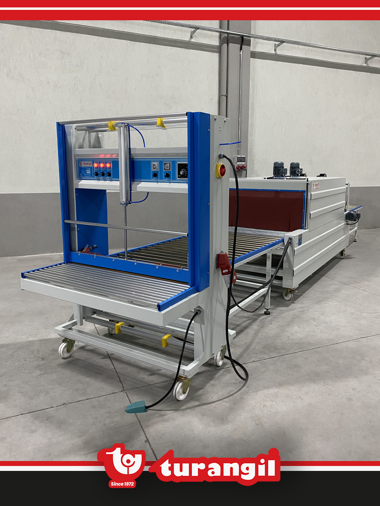 TGS100DEXT YARI OTOMATİK 100X50X300 TÜNELLİ POLİETİLEN DOUBLE EXTENDED SHRİNK AMBALAJ MAKİNESİ