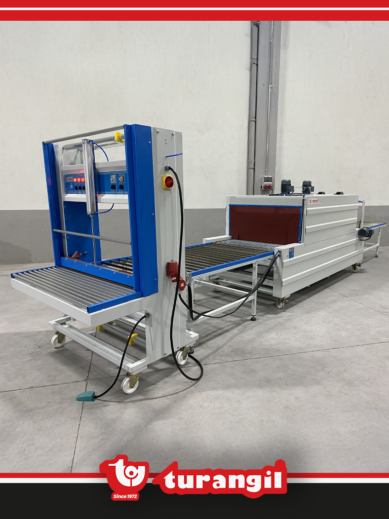 TGS100DEXT YARI OTOMATİK 100X50X300 TÜNELLİ POLİETİLEN DOUBLE EXTENDED SHRİNK AMBALAJ MAKİNESİ