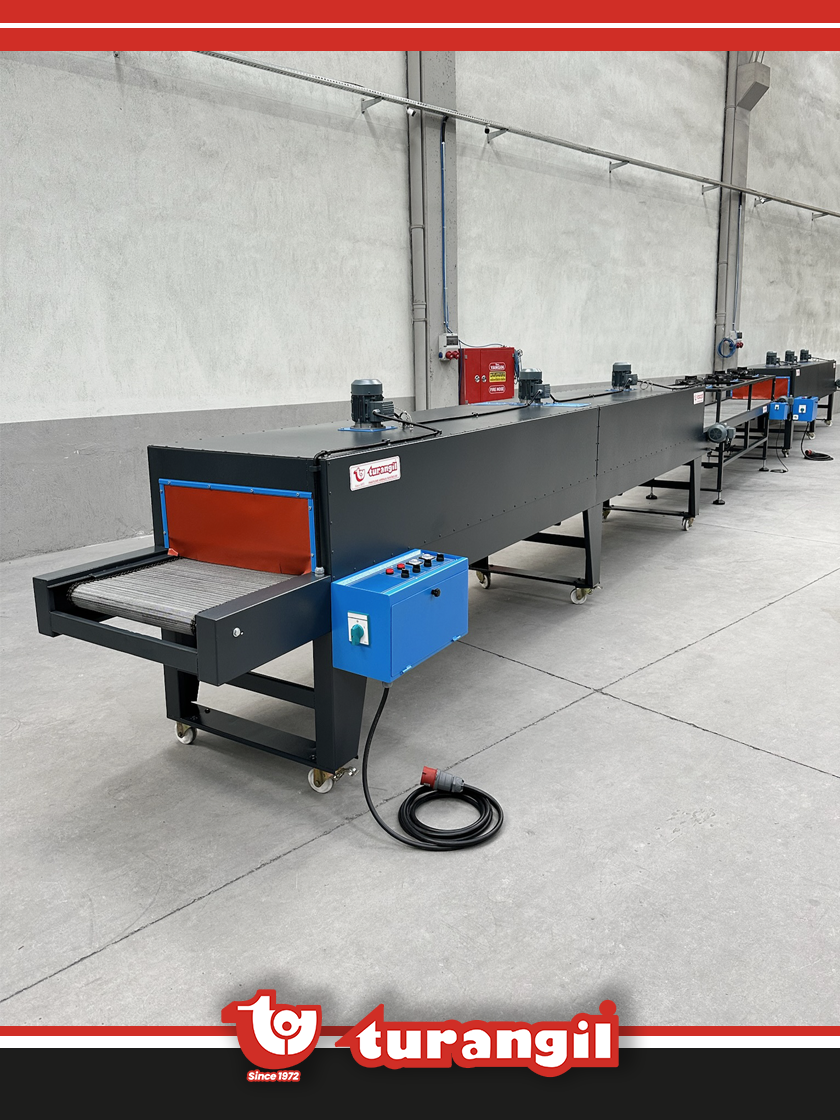 TGKS60-1000 TAM OTOMATİK 60X25X100 ISI TÜNELLİ KURUTMA NEM ALMA MAKİNESİ