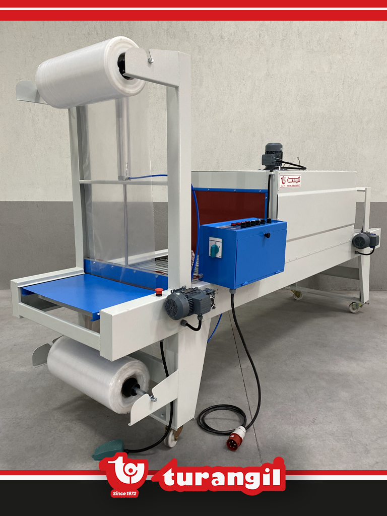 TGS60F YARI OTOMATİK 60X50X150 TÜNELLİ POLİETİLEN FAST SHRİNK AMBALAJ MAKİNESİ	