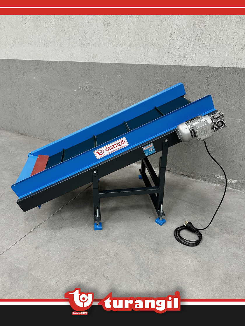 TGTKSMC200-150 PVC KAYIŞLI 2000X150MM ENJEKSİYON MAKİNE ÇIKIŞ KONVEYÖRÜ