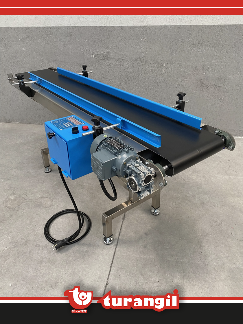 TGTKSİTE150-30 PVC KAYIŞLI 1500MMX300MM İNKJET TARİH KODLAMA ETİKETLEME MAKİNE KONVEYÖRÜ