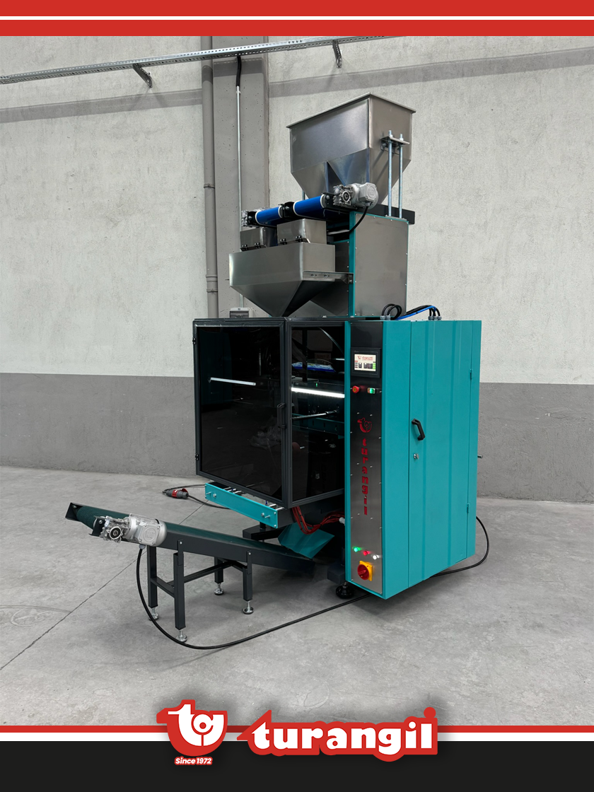 TGP1402 TAM OTOMATİK 2 TERAZİLİ DOLUM SİSTEMLİ DİKEY PAKETLEME MAKİNESİ