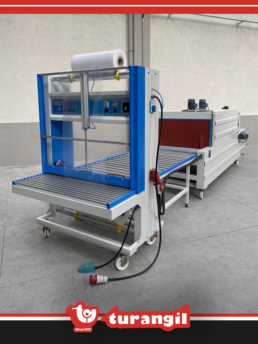 TGS100L YARI OTOMATİK 100X50X200 TÜNELLİ POLİETİLEN LONG SHRİNK AMBALAJ MAKİNESİ	