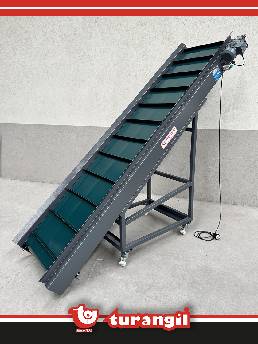 TGTKSR400-150 PVC KAYIŞLI 4000X150MM RAMPA TAŞIMA AKTARMA KONVEYÖRÜ