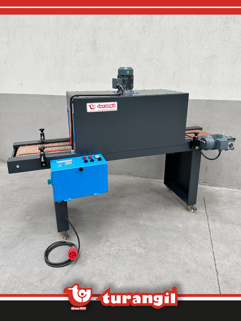 TGT30C YARI OTOMATİK 30X30X100 COMPACT SHRİNK AMBALAJ ISI TÜNELİ MAKİNESİ