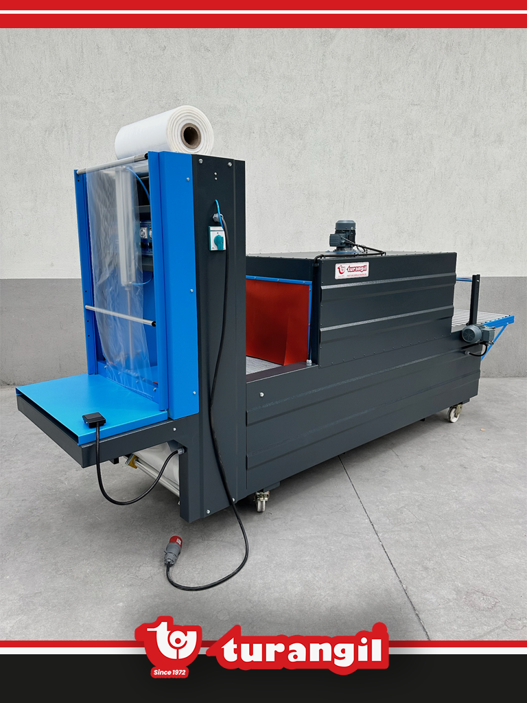 TGS60PRO YARI OTOMATİK 60X50X200 TÜNELLİ POLİETİLEN PROFESSIONAL SHRİNK AMBALAJ MAKİNESİ	
