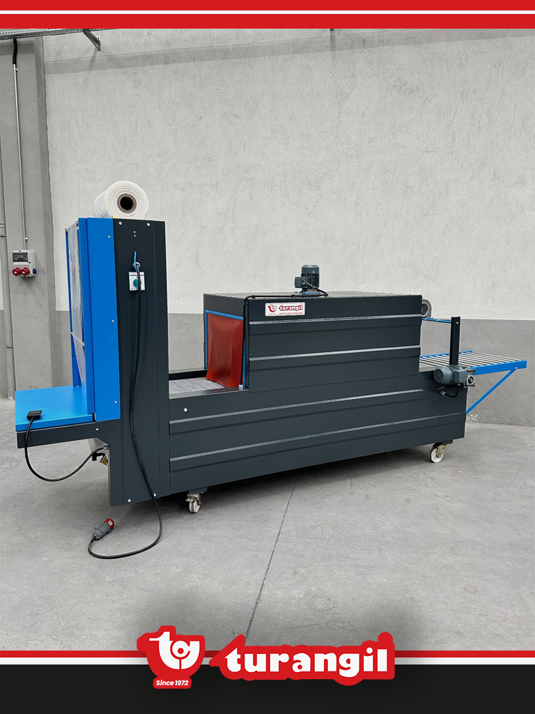 TGS60PRO YARI OTOMATİK 60X50X200 TÜNELLİ POLİETİLEN PROFESSIONAL SHRİNK AMBALAJ MAKİNESİ	